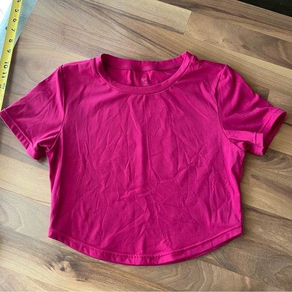 Buffbunny Collection Live Crop Tee - Passion - Size L - Picture 7 of 7